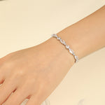 Load image into Gallery viewer, Harmonious Crystal Cascade Silver Bracelet - Reet Pehal
