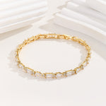 Load image into Gallery viewer, Harmonious Crystal Cascade Gold Bracelet - Reet Pehal
