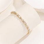 Load image into Gallery viewer, Harmonious Crystal Cascade Gold Bracelet - Reet Pehal
