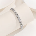 Load image into Gallery viewer, Glimmering Emerald-Cut Diamond Bracelet - Reet Pehal
