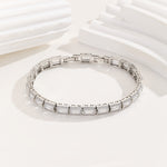 Load image into Gallery viewer, Glimmering Emerald-Cut Diamond Bracelet - Reet Pehal
