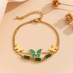 Load image into Gallery viewer, Adorable Green Tranquil Flight Bracelet - Reet Pehal
