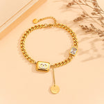 Load image into Gallery viewer, Radiant Mystique Gold Link Bracelet - Reet Pehal
