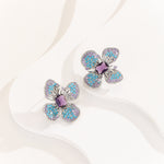 Load image into Gallery viewer, Serenity Wings Purple Earrings - Reet Pehal
