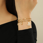 Load image into Gallery viewer, Tranquil Wings Gold Bracelet - Reet Pehal
