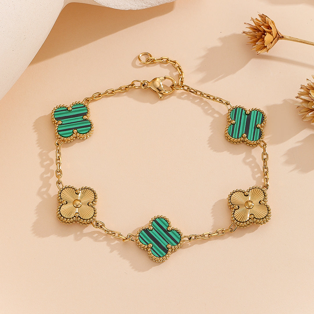 Elegant Jade Charm Bracelet - Reet Pehal