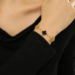 Load image into Gallery viewer, Elegant Noir Charm Bracelet - Reet Pehal
