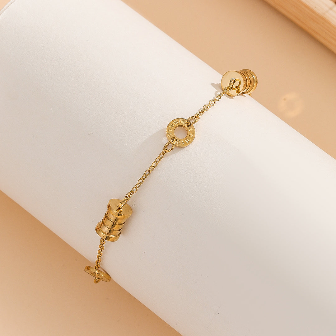Cirque Elegance Gold Charm Bracelet - Reet Pehal