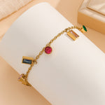 Load image into Gallery viewer, Gorgeous Gemstone Cascade multicolor Bracelet - Reet Pehal
