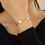 Load image into Gallery viewer, Hearts Aflame Gold Bracelet - Reet Pehal
