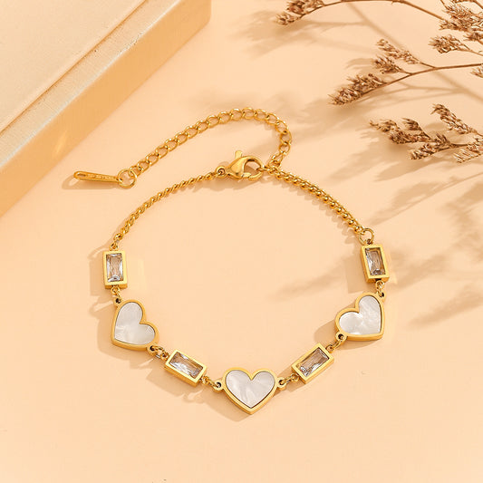 Hearts Aflame Gold Bracelet - Reet Pehal