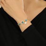 Load image into Gallery viewer, Gorgeous Azure Serenity Gemstone Bracelet - Reet Pehal
