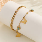 Load image into Gallery viewer, Stunning Turquoise Breeze Butterfly Bracelet - Reet Pehal
