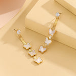 Load image into Gallery viewer, Graceful Ivory Cascade Earrings - Reet Pehal
