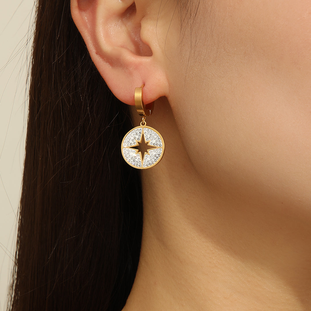 Galactic Glamour Gold Earrings - Reet Pehal