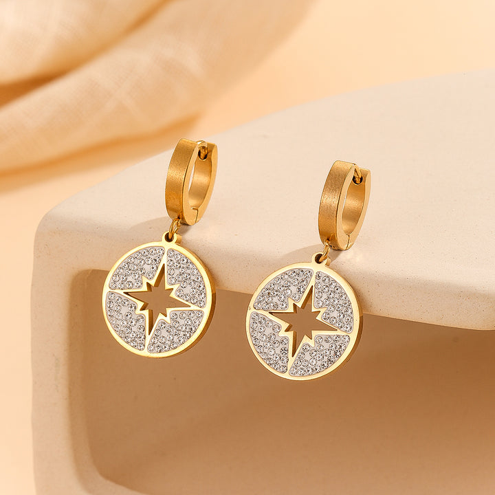 Galactic Glamour Gold Earrings - Reet Pehal