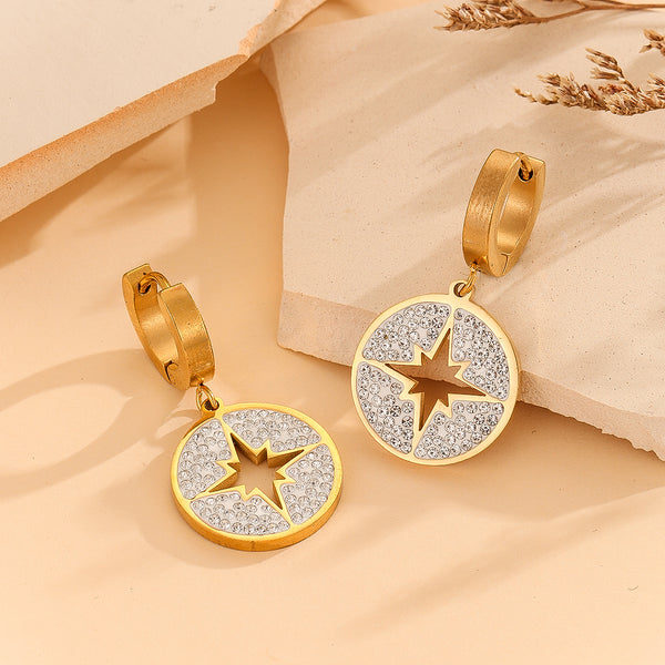 Galactic Glamour Gold Earrings - Reet Pehal