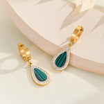 Load image into Gallery viewer, Radiant Diamond Halo Verdant Earrings - Reet Pehal
