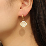 Load image into Gallery viewer, Divine Quatrefoil drop Earrings - Reet Pehal
