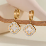 Load image into Gallery viewer, Divine Quatrefoil drop Earrings - Reet Pehal
