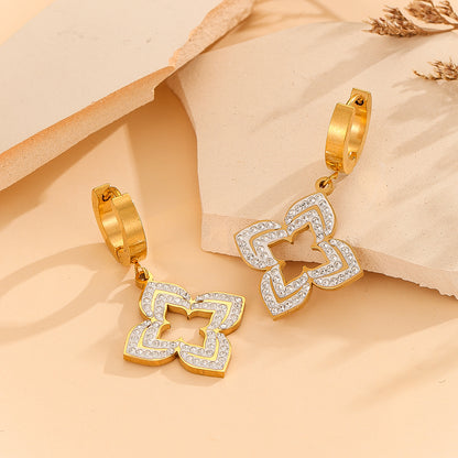 Starlet Sparkle Gold Earrings - Reet Pehal