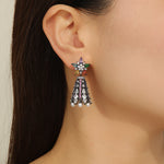 Load image into Gallery viewer, Stellar Multicolor Galaxy Drop Earrings - Reet Pehal
