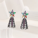 Load image into Gallery viewer, Stellar Multicolor Galaxy Drop Earrings - Reet Pehal
