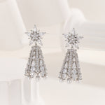 Load image into Gallery viewer, Stellar Silver Galaxy Drop Earrings - Reet Pehal
