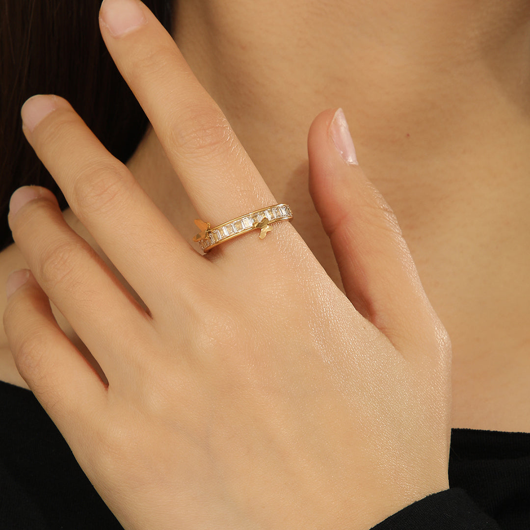 Luxe Gold Spark Ring - Reet Pehal