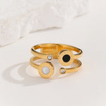 Load image into Gallery viewer, Eternal Gold Yin-Yang Ring - Reet Pehal
