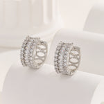 Load image into Gallery viewer, Radiant Rows Diamond Earrings - Reet Pehal
