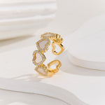 Load image into Gallery viewer, Luxe Golden Love  Cascade Ring - Reet Pehal
