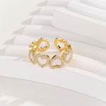 Load image into Gallery viewer, Luxe Golden Love  Cascade Ring - Reet Pehal
