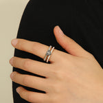 Load image into Gallery viewer, Precious Golden Love Sparkle Ring - Reet Pehal
