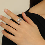 Load image into Gallery viewer, Spirited Stardust Diamond Arrowhead Ring - Reet Pehal
