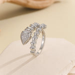 Load image into Gallery viewer, Spirited Stardust Diamond Arrowhead Ring - Reet Pehal
