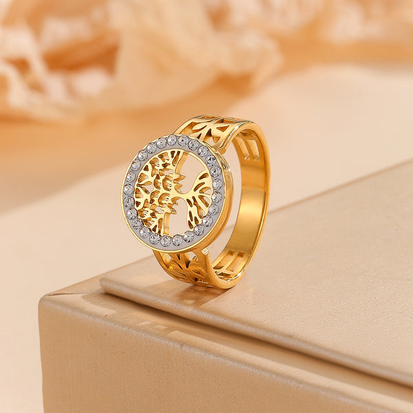 Beautiful golden Blossom Tree  Ring - Reet Pehal