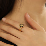 Load image into Gallery viewer, Delicate Golden Petal Symphony Ring - Reet Pehal
