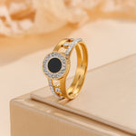 Load image into Gallery viewer, Gorgeous Golden Circlet Gem Ring - Reet Pehal
