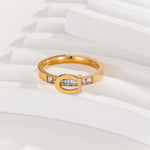 Load image into Gallery viewer, Infinite Golden Commitment Halo Ring - Reet Pehal
