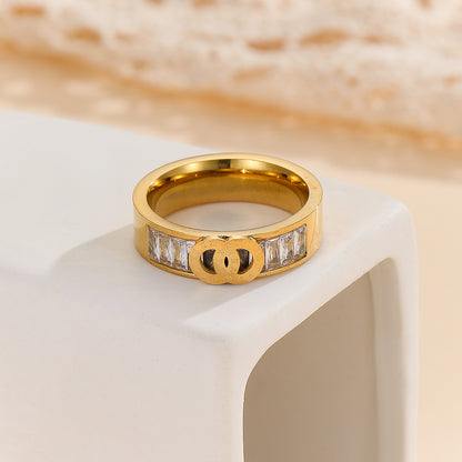 Stunning golden Roman Numeral Ring - Reet Pehal