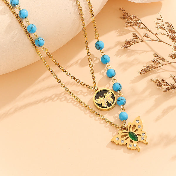 Beautiful Azure Elegance Necklace - Reet Pehal