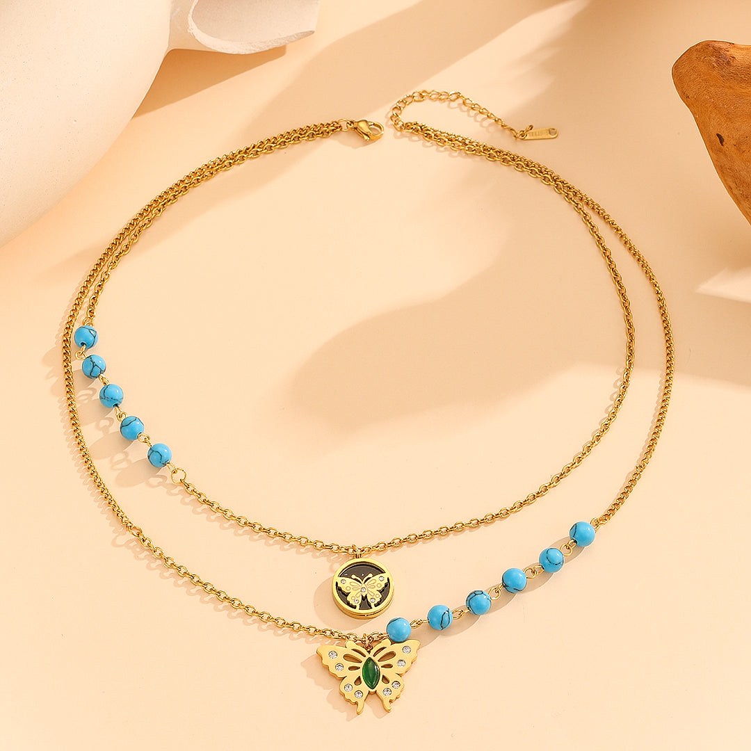 Beautiful Azure Elegance Necklace - Reet Pehal