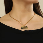 Load image into Gallery viewer, Stunning Chanel Logo Gold Necklace - Reet Pehal
