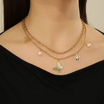 Load image into Gallery viewer, Pretty Gold Meadow Muse Necklace - Reet Pehal
