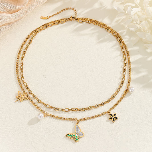 Pretty Gold Meadow Muse Necklace - Reet Pehal
