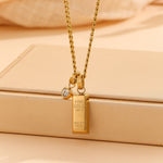 Load image into Gallery viewer, Fine Gold Bar Pendant - Reet Pehal
