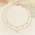 Load image into Gallery viewer, Seraphic Whispers Gold Necklace - Reet Pehal
