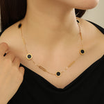 Load image into Gallery viewer, Irresistible Noir Opulence Charm  necklace - Reet Pehal
