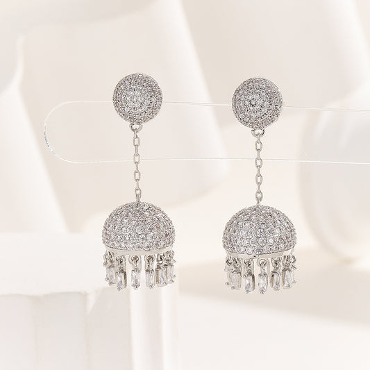 Opulent Orbit Diamond Earrings